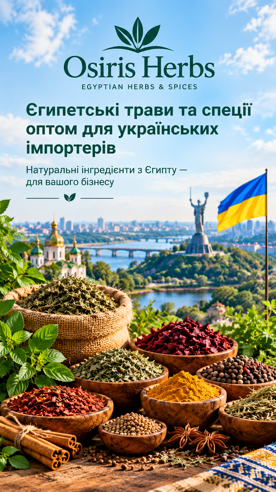 Єгипетські трави та спеції для оптових покупців в Україні